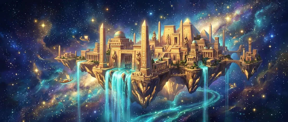 Panoramic floating landscape part 1